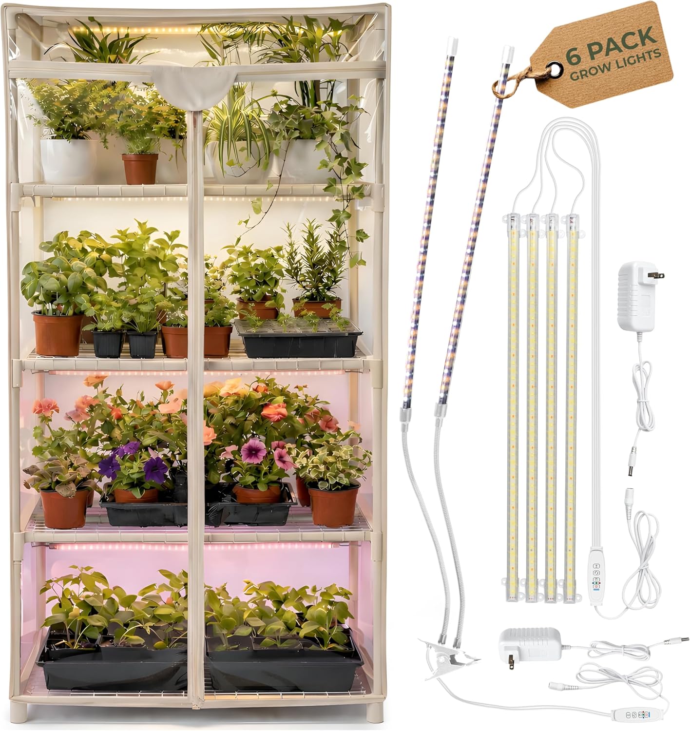 Greenhouse Mini Indoor - Indoor Plant Growing Mini Greenhouse with