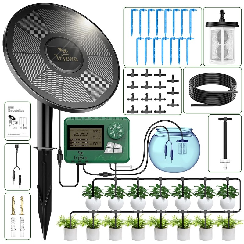 Automatic Plant Waterer - Solar Irrigation Equipment Greenhouse Irrigation Drip