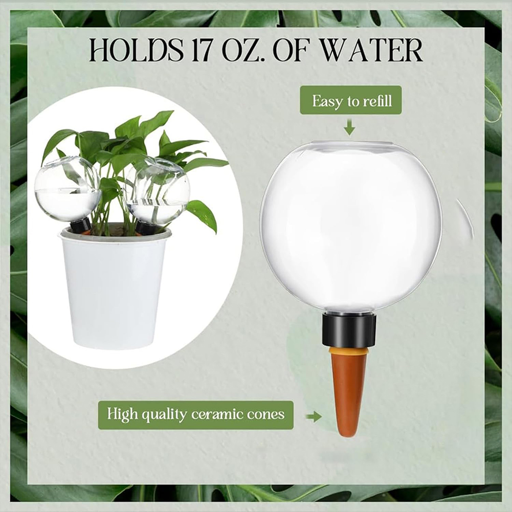 500ML Self Watering Globes Dri - Automatic Plant Waterer review and price