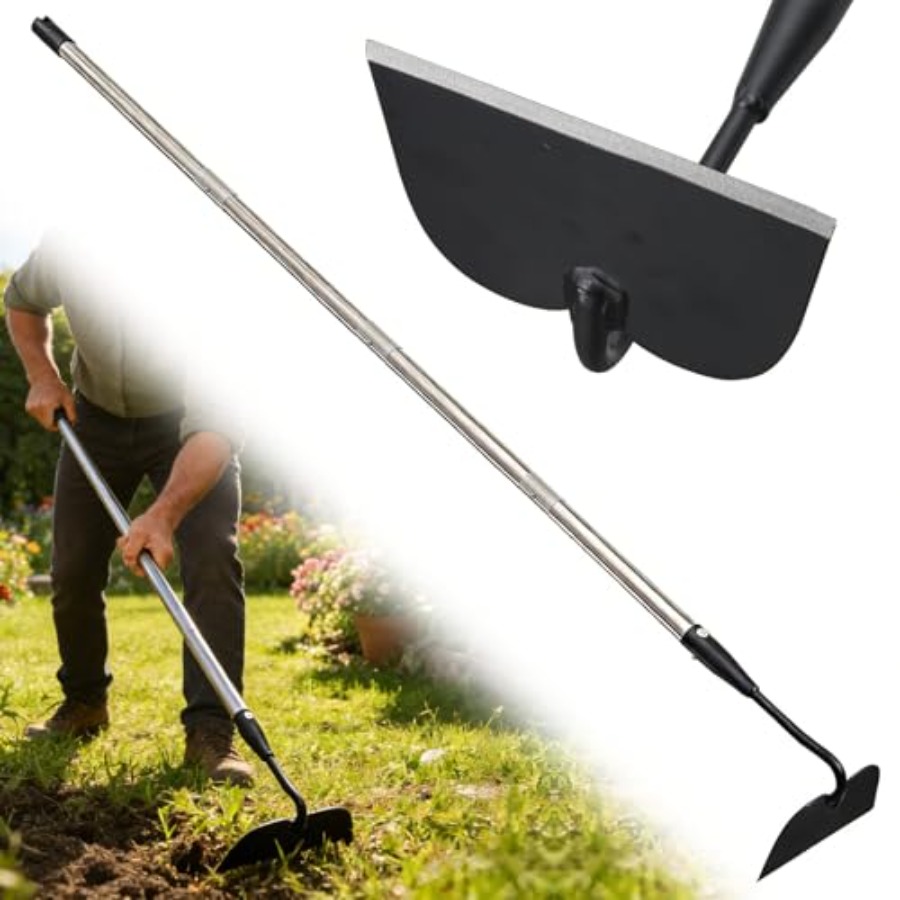 Garden Hoe for Weeding, Heavy  - Gardening Tools Drawing review and price