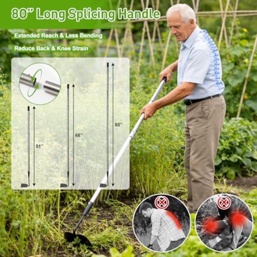 Garden Hoe for Weeding, Heavy  - Gardening Tools Drawing review and price