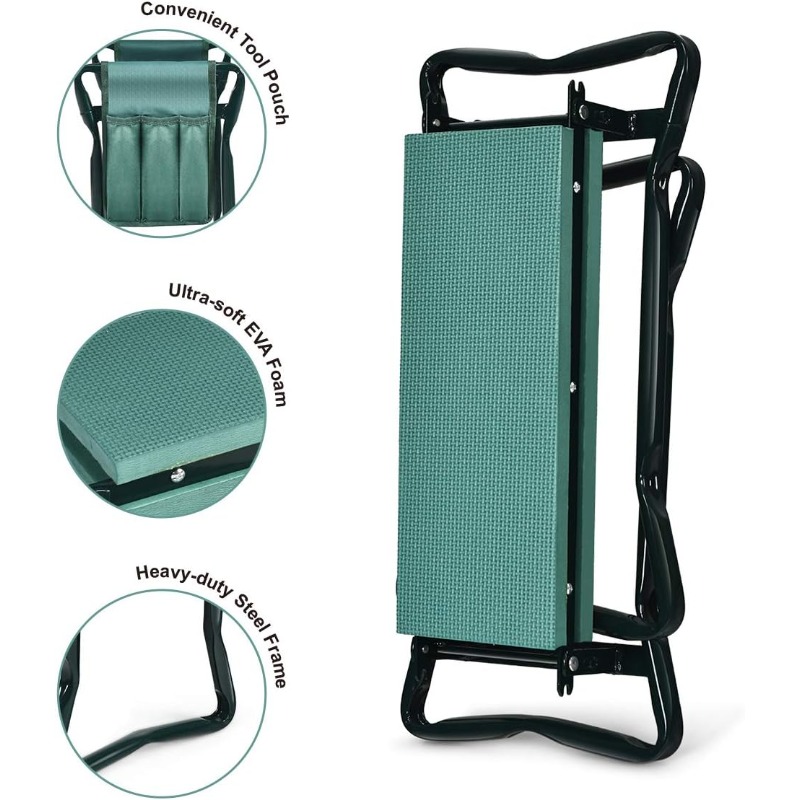 2-in-1 Folding Garden Kneeling - Gardening Tools Kit For Sale review and price
