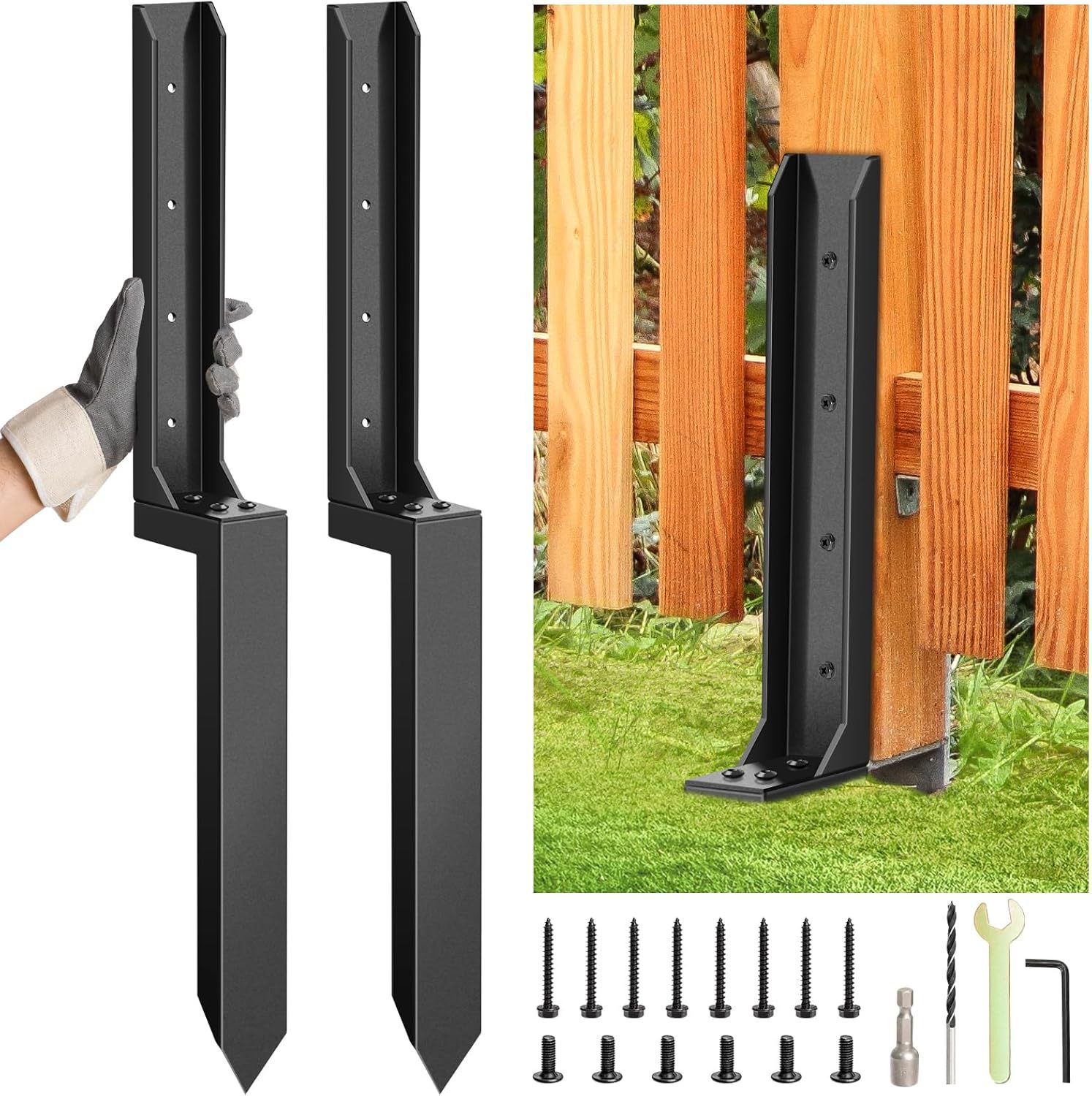 2PCS Fence Repair Anchor Fence - Gardening Tools Kit For Home Garden review and price