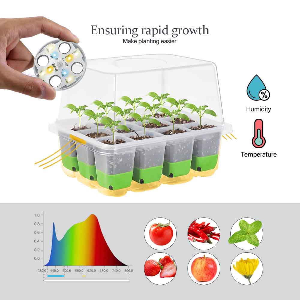 LED Grow Light Seedling Starte - Greenhouse Mini Indoor review and price