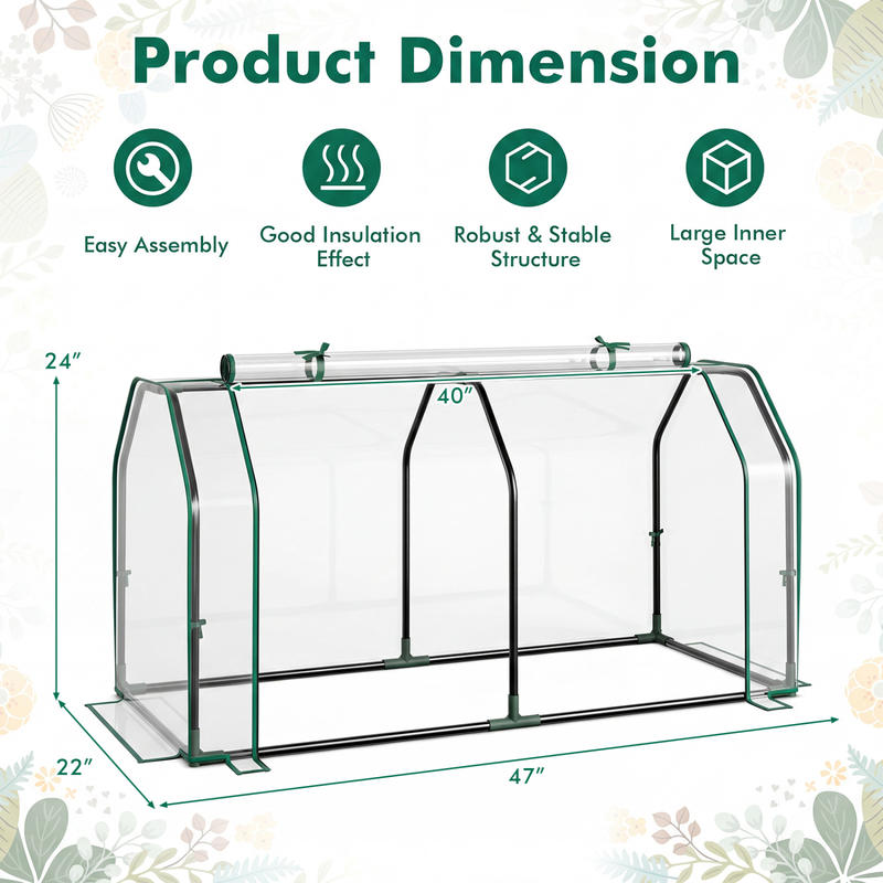 Portable Mini Greenhouse With  - Greenhouse Mini Indoor review and price