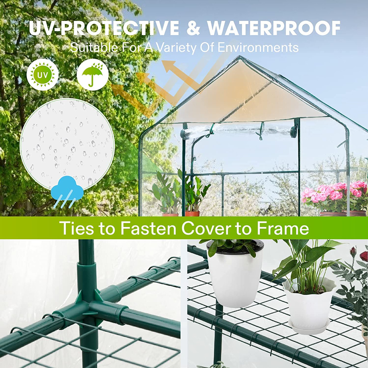 Walk-in 3-Tier Greenhouse Port - Greenhouse Mini Indoor review and price