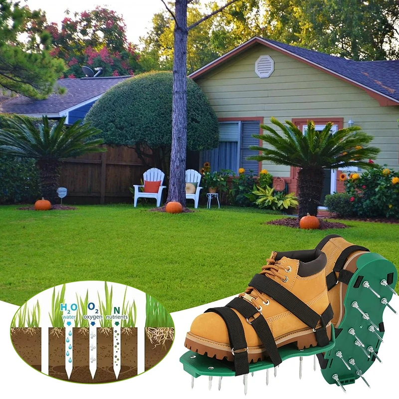 1 Pair Lawn Aerator Sandals Gr - Gardening Tools Revit review and price