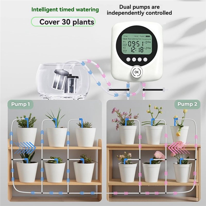 ALIM-For 30 Potted Plants Dual - Automatic Plant Waterer review and price