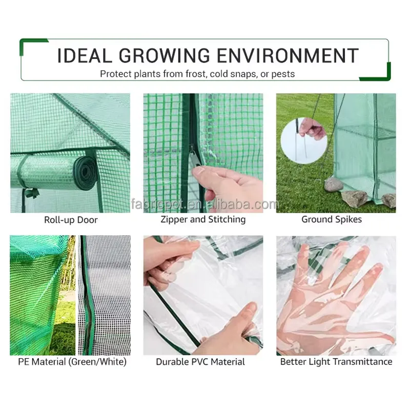 4 Tier Roll-up Zipper Door Iro - Greenhouse Mini Indoor review and price