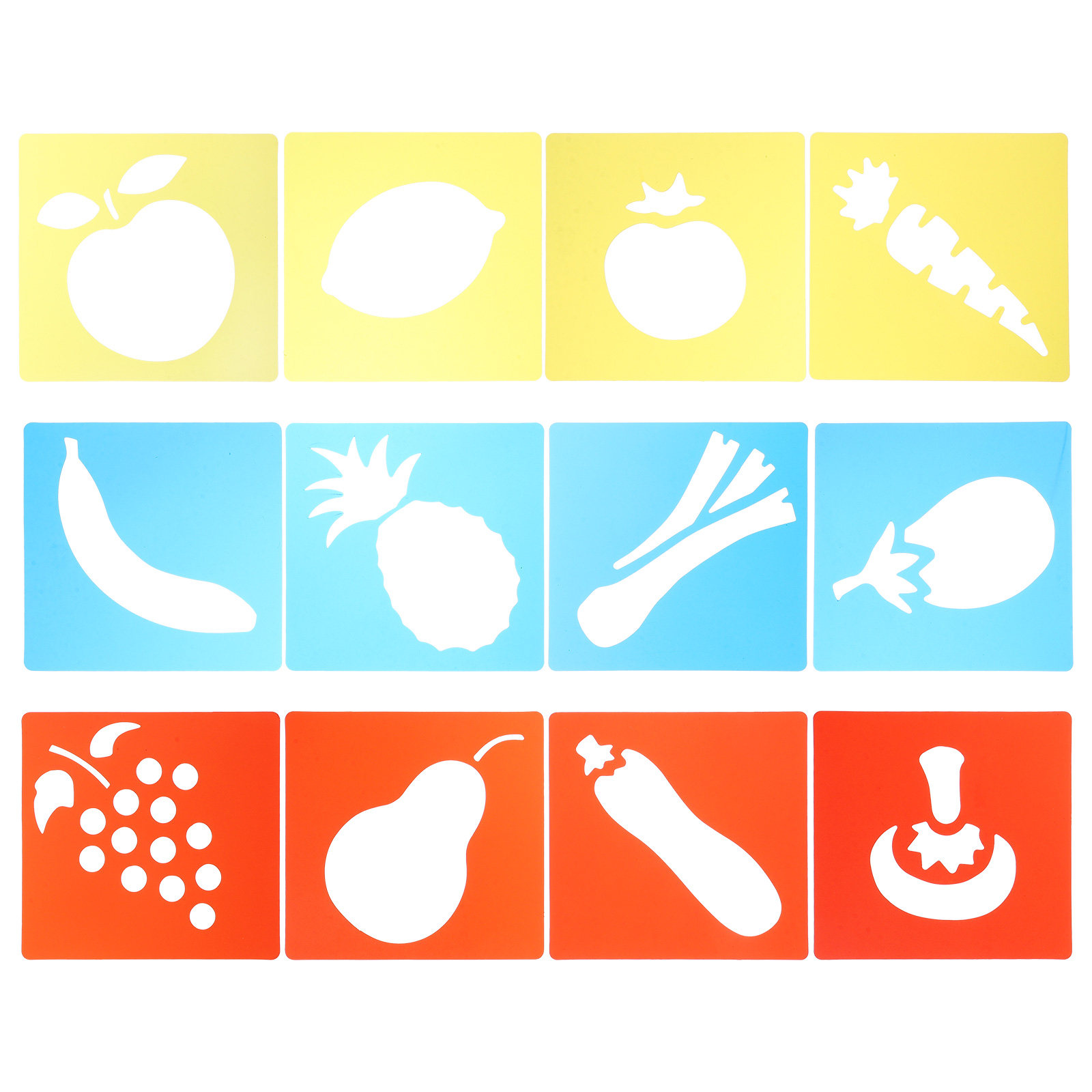 12Pcs PP Safe Drawing Stencils - Gardening Tools Drawing review and price