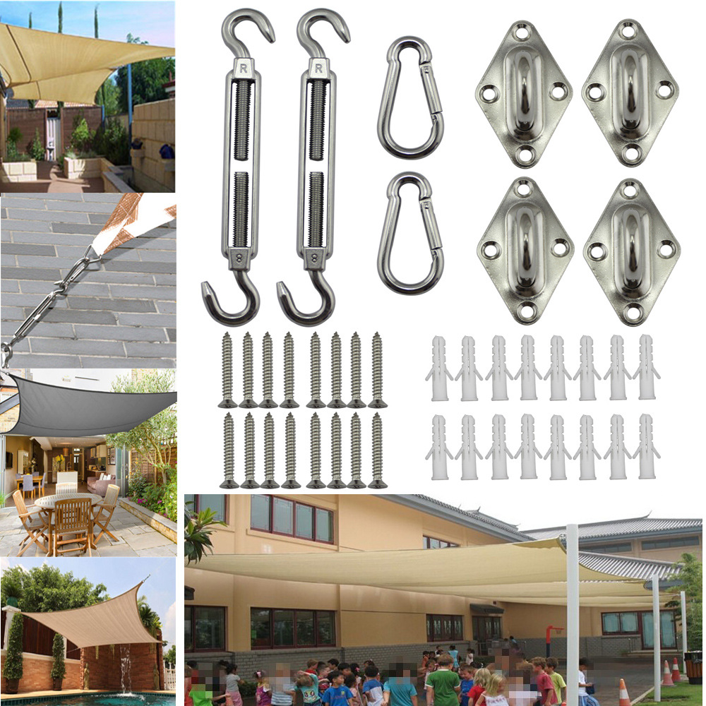 Stainless Steel Sun Shade Sail - Gardening Tools Kit For Home Garden review and price