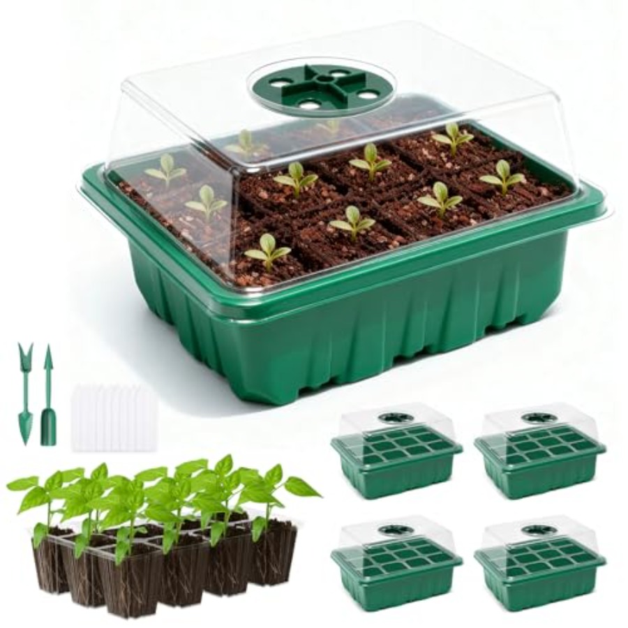 5 Packs Seed Starter Tray with - Greenhouse Mini Indoor review and price