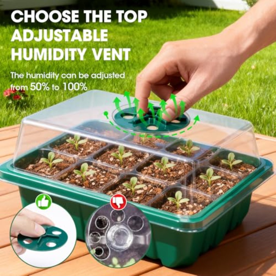 5 Packs Seed Starter Tray with - Greenhouse Mini Indoor review and price