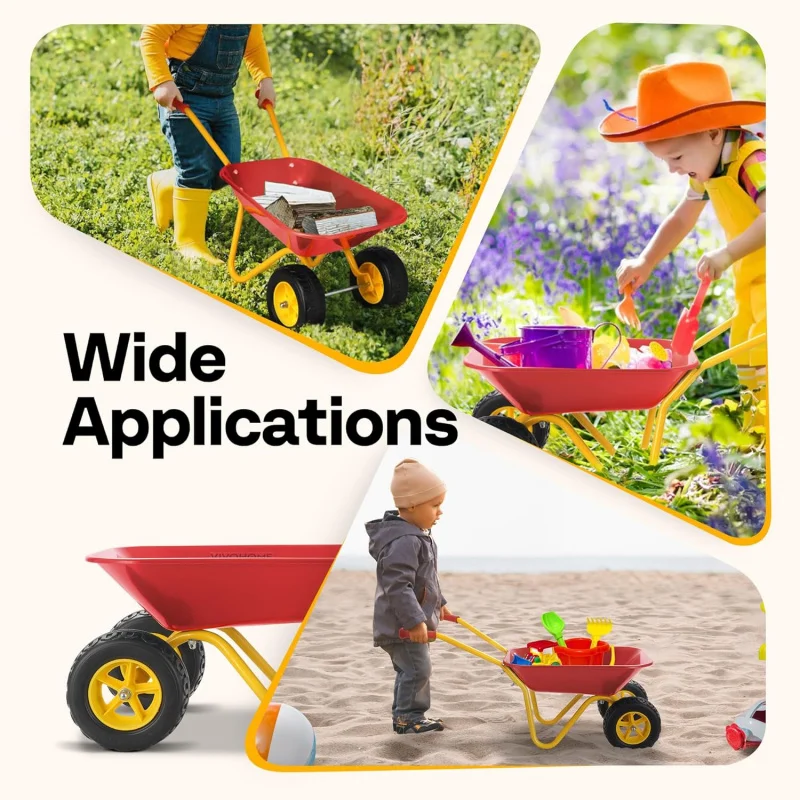 Kids Wheelbarrow Children Gard - Gardening Tools Toddler review and price