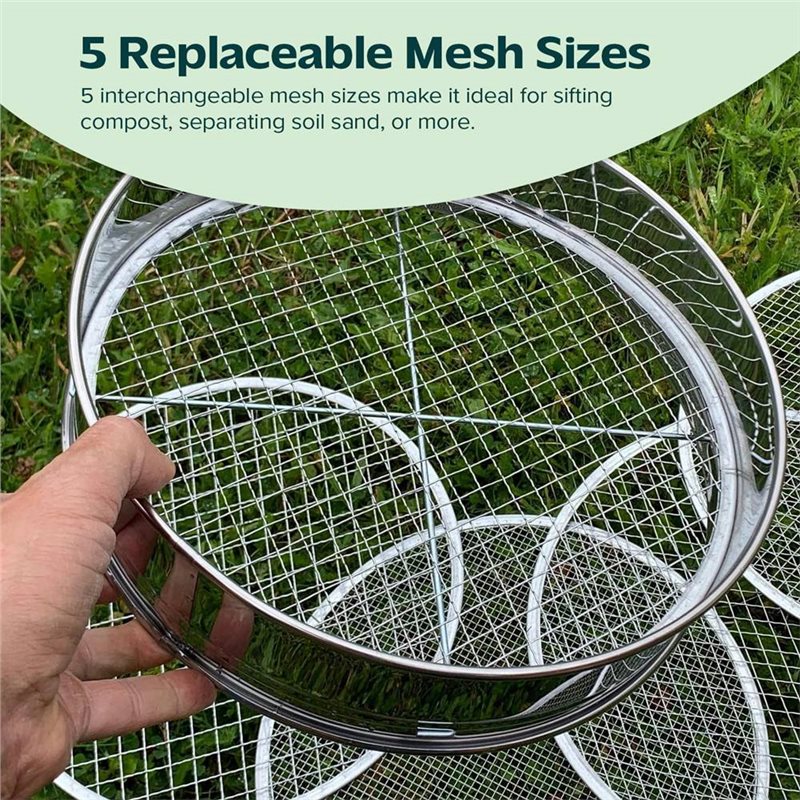 B23B Garden Sieve In Stainless - Garden Sieve Soil review and price