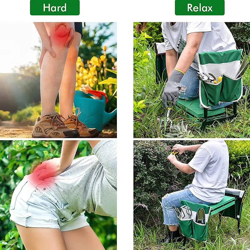 Hot Sale 2-in-1 Folding Garden - Gardening Tools Kit For Sale review and price