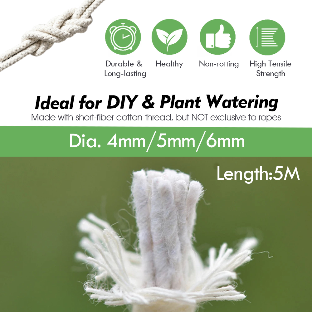 4/5/6mm Self Watering Cotton W - Automatic Plant Waterer review and price