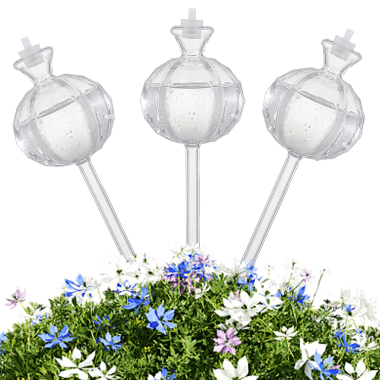 Plant Watering Globes Stakes 3 - Automatic Plant Waterer review and price
